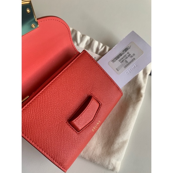 NWT Celine Trotteur  Red Wallet Card Holder - Picture 8 of 13